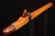 Osage Orange Native American Flute, Minor, Mid A-4, #G37G